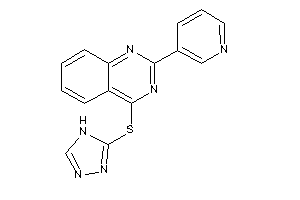 2-(3-pyridyl)-4-(4H-1,2,4-triazol-3-ylthio)quinazoline