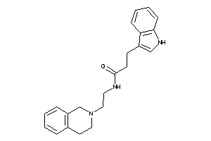 N-[2-(3,4-dihydro-1H-isoquinolin-2-yl)ethyl]-3-(1H-indol-3-yl)propionamide