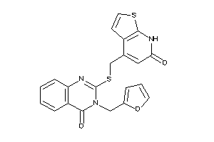 4-[[[3-(2-furfuryl)-4-keto-quinazolin-2-yl]thio]methyl]-7H-thieno[2,3-b]pyridin-6-one