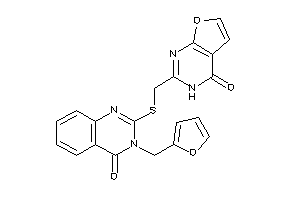 2-[[[3-(2-furfuryl)-4-keto-quinazolin-2-yl]thio]methyl]-3H-furo[2,3-d]pyrimidin-4-one