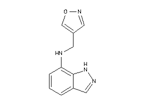 1H-indazol-7-yl(isoxazol-4-ylmethyl)amine