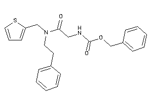 Image of N-[2-keto-2-[phenethyl(2-thenyl)amino]ethyl]carbamic Acid Benzyl Ester