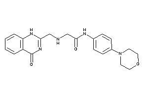 2-[(4-keto-1H-quinazolin-2-yl)methylamino]-N-(4-morpholinophenyl)acetamide