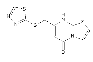7-[(1,3,4-thiadiazol-2-ylthio)methyl]-8,8a-dihydrothiazolo[3,2-a]pyrimidin-5-one