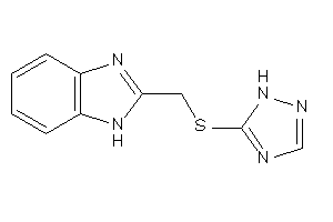 2-[(1H-1,2,4-triazol-5-ylthio)methyl]-1H-benzimidazole