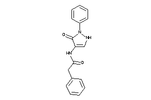 N-(5-keto-1-phenyl-3-pyrazolin-4-yl)-2-phenyl-acetamide