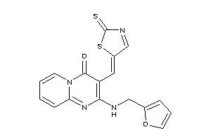 2-(2-furfurylamino)-3-[(2-thioxo-3-thiazolin-5-ylidene)methyl]pyrido[1,2-a]pyrimidin-4-one