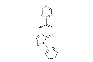 N-(5-keto-1-phenyl-3-pyrazolin-4-yl)pyrimidine-4-carboxamide