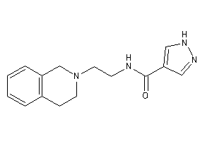 N-[2-(3,4-dihydro-1H-isoquinolin-2-yl)ethyl]-1H-pyrazole-4-carboxamide