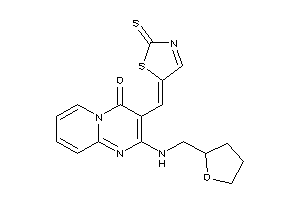 Image of 2-(tetrahydrofurfurylamino)-3-[(2-thioxo-3-thiazolin-5-ylidene)methyl]pyrido[1,2-a]pyrimidin-4-one