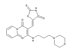 5-[[4-keto-2-(3-morpholinopropylamino)pyrido[1,2-a]pyrimidin-3-yl]methylene]-2-thioxo-thiazolidin-4-one