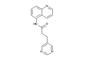 3-(5-pyrimidyl)-N-(5-quinolyl)propionamide