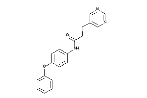 N-(4-phenoxyphenyl)-3-(5-pyrimidyl)propionamide