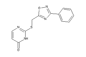 2-[(3-phenyl-1,2,4-oxadiazol-5-yl)methylthio]-1H-pyrimidin-6-one