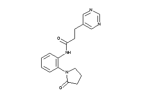 N-[2-(2-ketopyrrolidino)phenyl]-3-(5-pyrimidyl)propionamide