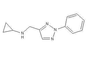 Cyclopropyl-[(2-phenyltriazol-4-yl)methyl]amine