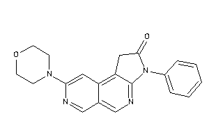 Image of 8-morpholino-3-phenyl-1H-pyrrolo[2,3-c][2,7]naphthyridin-2-one