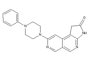 8-(4-phenylpiperazino)-1,3-dihydropyrrolo[2,3-c][2,7]naphthyridin-2-one