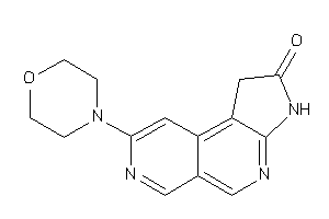 8-morpholino-1,3-dihydropyrrolo[2,3-c][2,7]naphthyridin-2-one