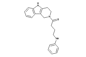 4-anilino-1-(1,3,4,5-tetrahydropyrido[4,3-b]indol-2-yl)butan-1-one