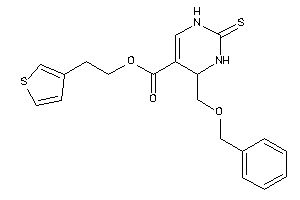 4-(benzoxymethyl)-2-thioxo-3,4-dihydro-1H-pyrimidine-5-carboxylic Acid 2-(3-thienyl)ethyl Ester