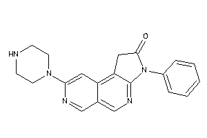 3-phenyl-8-piperazino-1H-pyrrolo[2,3-c][2,7]naphthyridin-2-one