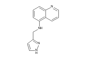 1H-pyrazol-3-ylmethyl(5-quinolyl)amine