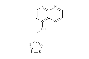 5-quinolyl(thiadiazol-4-ylmethyl)amine