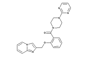 [2-(imidazo[1,2-a]pyridin-2-ylmethoxy)phenyl]-[4-(2-pyrimidyl)piperazino]methanone