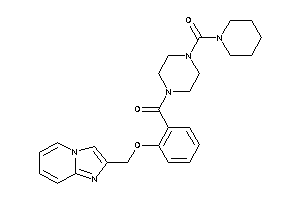 [4-[2-(imidazo[1,2-a]pyridin-2-ylmethoxy)benzoyl]piperazino]-piperidino-methanone