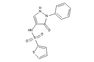 N-(5-keto-1-phenyl-3-pyrazolin-4-yl)thiophene-2-sulfonamide