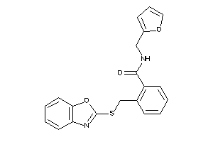 2-[(1,3-benzoxazol-2-ylthio)methyl]-N-(2-furfuryl)benzamide