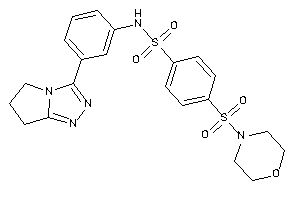 N-[3-(6,7-dihydro-5H-pyrrolo[2,1-c][1,2,4]triazol-3-yl)phenyl]-4-morpholinosulfonyl-benzenesulfonamide