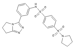 N-[3-(6,7-dihydro-5H-pyrrolo[2,1-c][1,2,4]triazol-3-yl)phenyl]-4-pyrrolidinosulfonyl-benzenesulfonamide