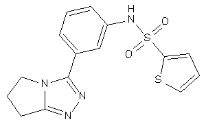 N-[3-(6,7-dihydro-5H-pyrrolo[2,1-c][1,2,4]triazol-3-yl)phenyl]thiophene-2-sulfonamide