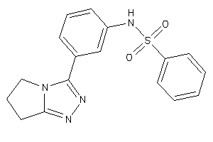 N-[3-(6,7-dihydro-5H-pyrrolo[2,1-c][1,2,4]triazol-3-yl)phenyl]benzenesulfonamide