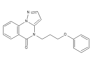 4-(3-phenoxypropyl)pyrazolo[1,5-a]quinazolin-5-one