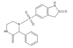 5-(3-keto-2-phenyl-piperazino)sulfonyloxindole