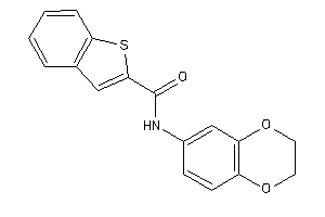 N-(2,3-dihydro-1,4-benzodioxin-6-yl)benzothiophene-2-carboxamide