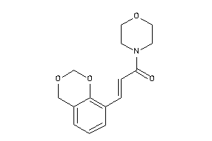 3-(4H-1,3-benzodioxin-8-yl)-1-morpholino-prop-2-en-1-one