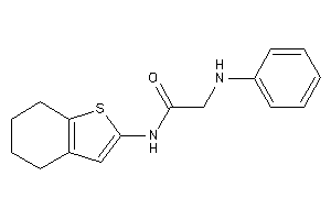 2-anilino-N-(4,5,6,7-tetrahydrobenzothiophen-2-yl)acetamide