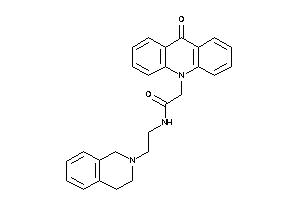 N-[2-(3,4-dihydro-1H-isoquinolin-2-yl)ethyl]-2-(9-ketoacridin-10-yl)acetamide
