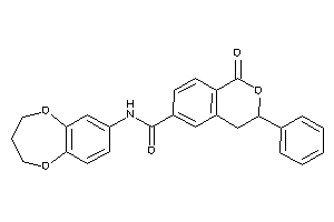 N-(3,4-dihydro-2H-1,5-benzodioxepin-7-yl)-1-keto-3-phenyl-isochroman-6-carboxamide