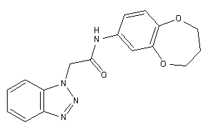 2-(benzotriazol-1-yl)-N-(3,4-dihydro-2H-1,5-benzodioxepin-7-yl)acetamide