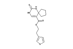 7-thioxo-6,8-diazaspiro[4.5]dec-9-ene-10-carboxylic Acid 2-(3-thienyl)ethyl Ester