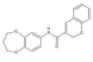 N-(3,4-dihydro-2H-1,5-benzodioxepin-7-yl)-2H-chromene-3-carboxamide