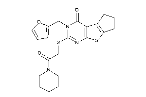 2-furfuryl-[(2-keto-2-piperidino-ethyl)thio]BLAHone