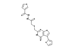 N'-[2-[[4-keto-5-(2-thienyl)-3H-thieno[2,3-d]pyrimidin-2-yl]methylthio]acetyl]-3-furohydrazide