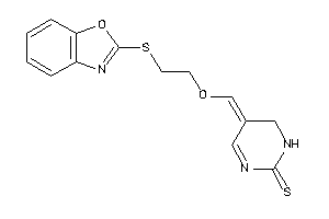 5-[2-(1,3-benzoxazol-2-ylthio)ethoxymethylene]-1,6-dihydropyrimidine-2-thione