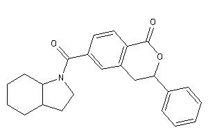 6-(2,3,3a,4,5,6,7,7a-octahydroindole-1-carbonyl)-3-phenyl-isochroman-1-one